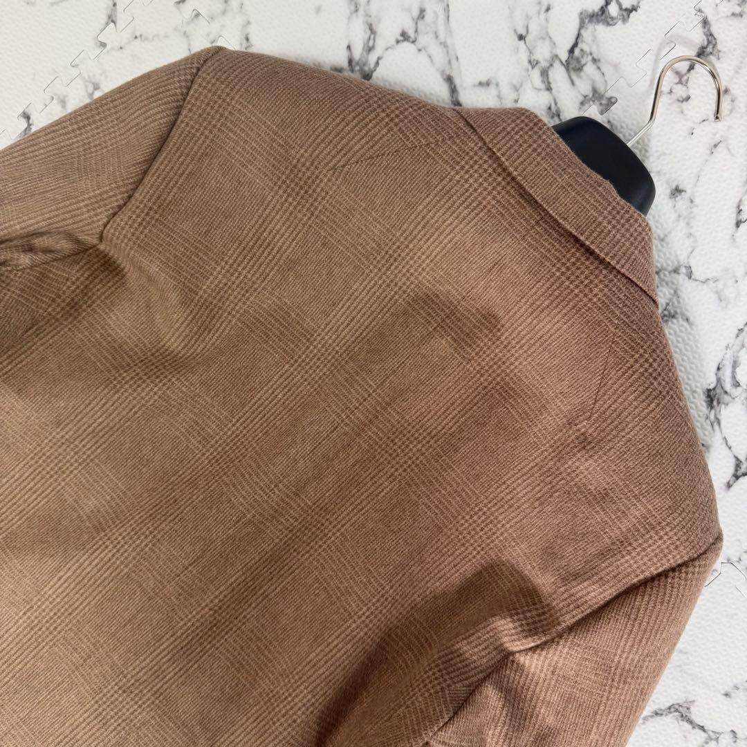 未使用◎ensou. Gemini Jacket ダブルブレスト　キャメル混