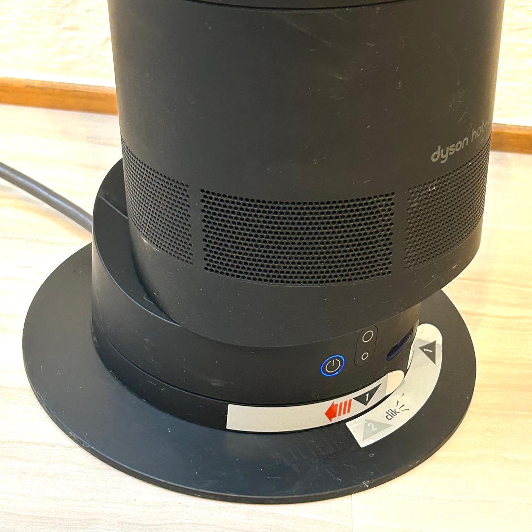 【中古美品】動作確認OK ダイソン AM05 ホット&クール 新品リモコン付 黒