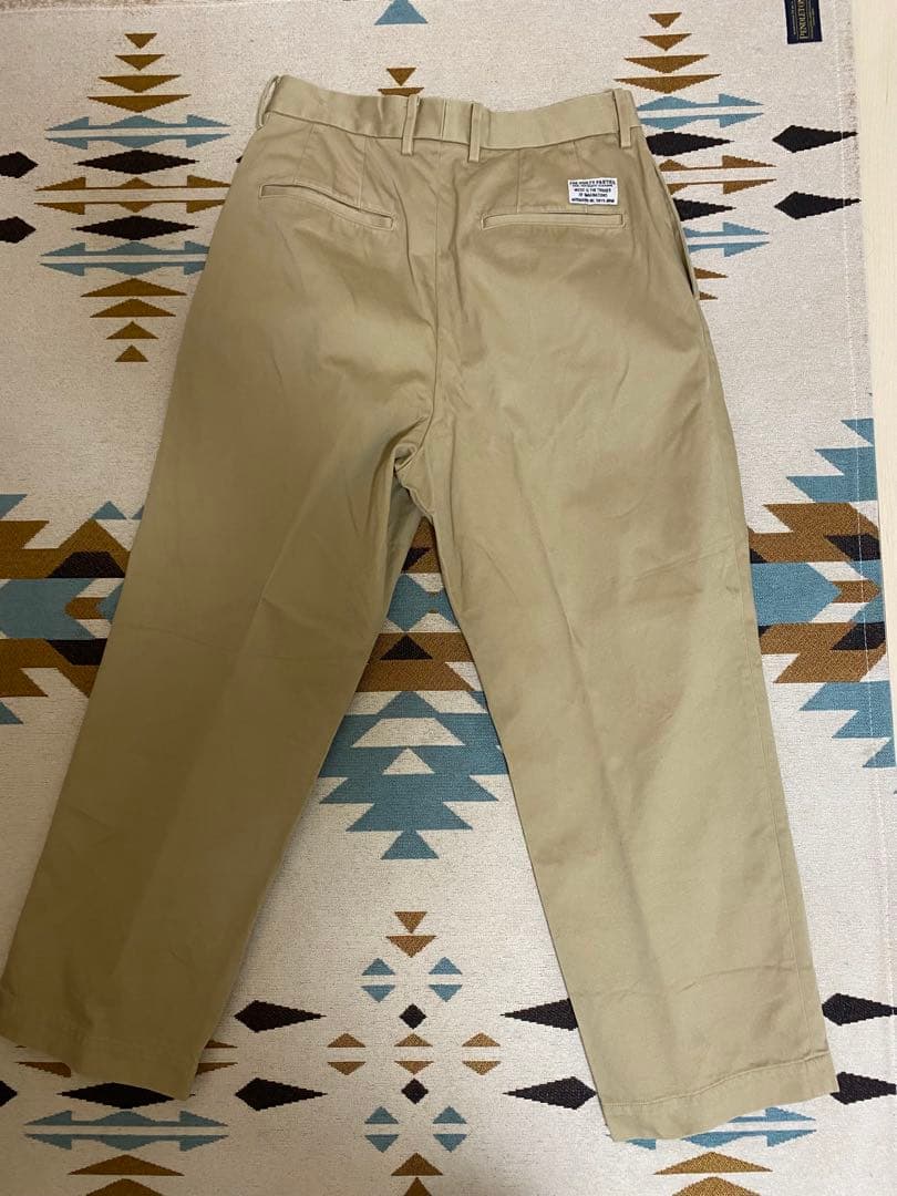 ワコマリア DOUBLE PLEATED CHINO TROUSERS