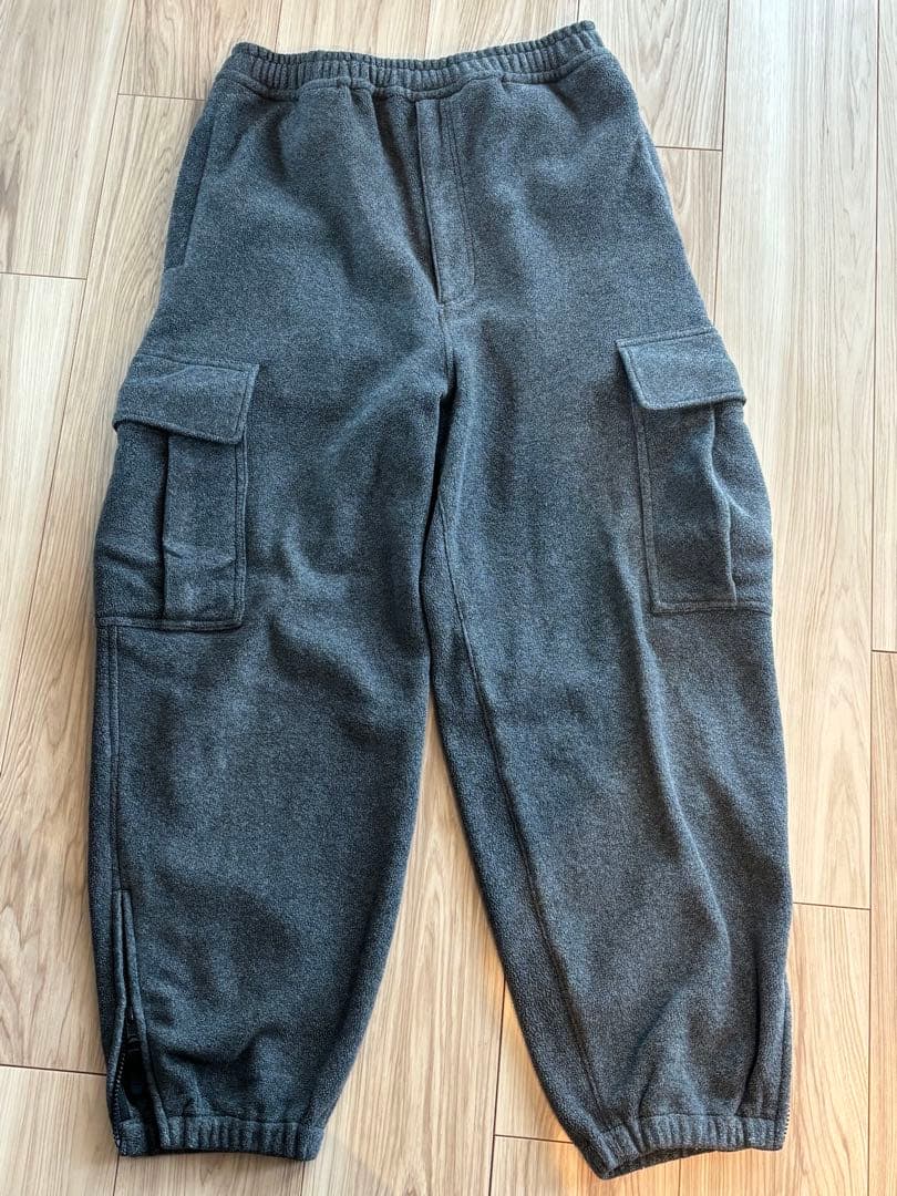 H BEAUTY&YOUTH フリースカーゴパンツ