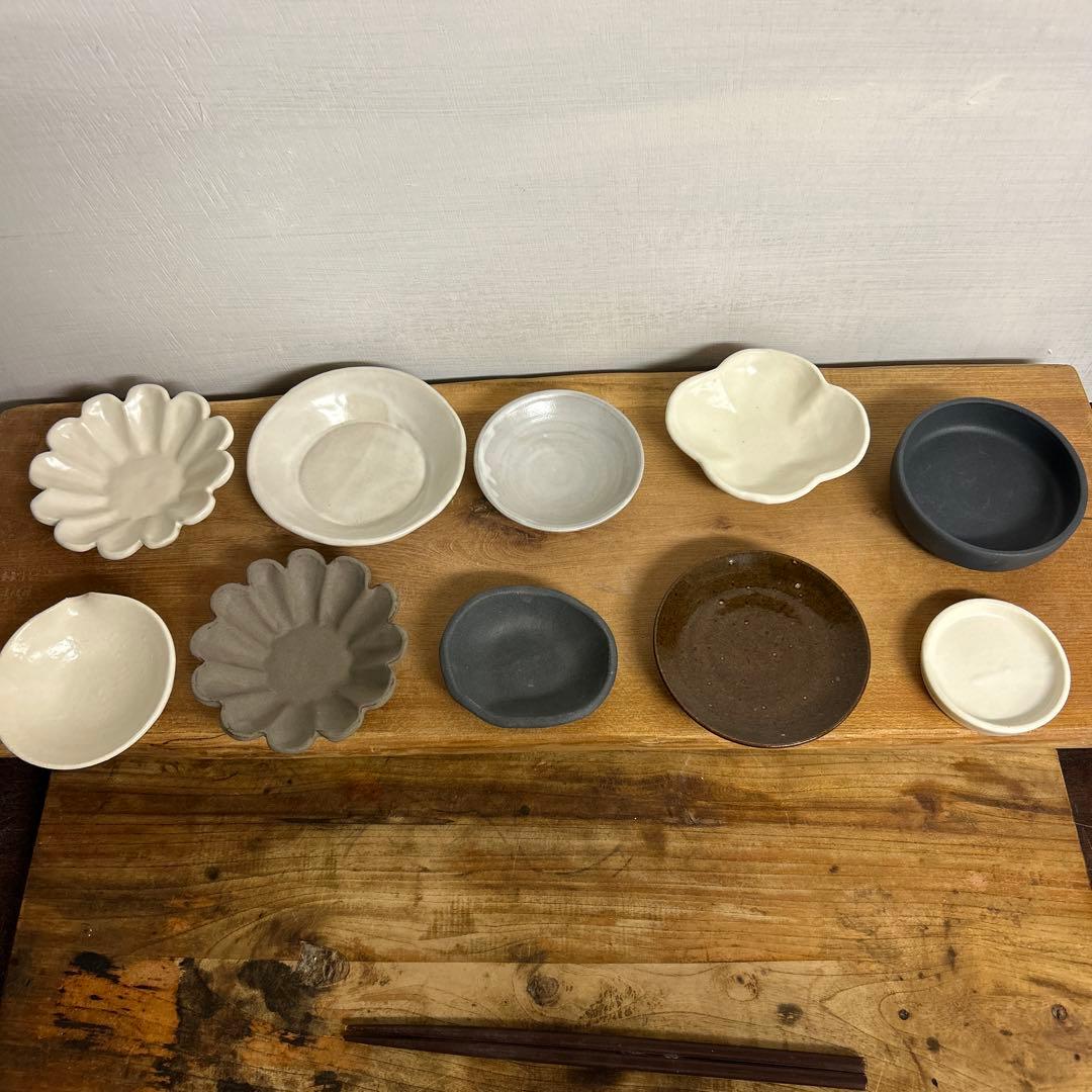 sckcrew　新品　陶器　陶芸作家　豆皿10個a