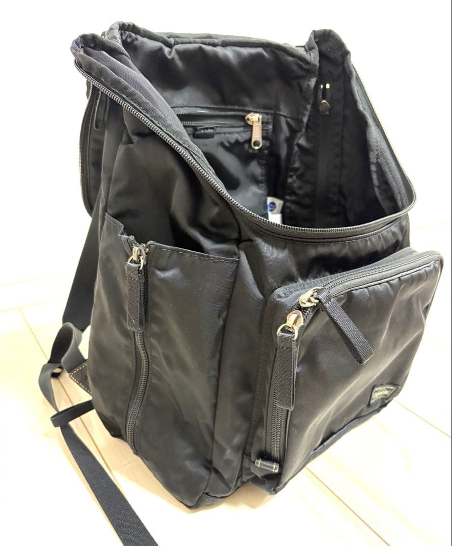【美品】PORTER PLAN ポーター リュック ブラック
