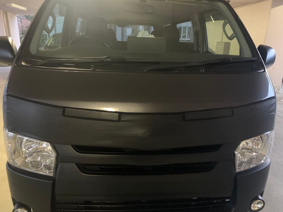 ムーンアイズフードガードブラ　ハイエース200系