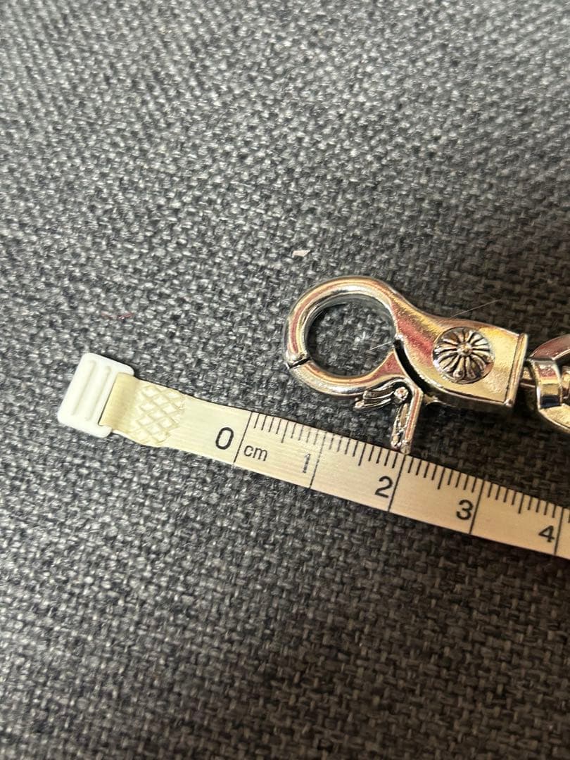 u*7様 シルバーウォレットチェーン　ダブルクリップタイプ