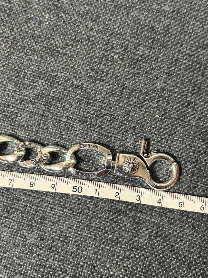 u*7様 シルバーウォレットチェーン　ダブルクリップタイプ