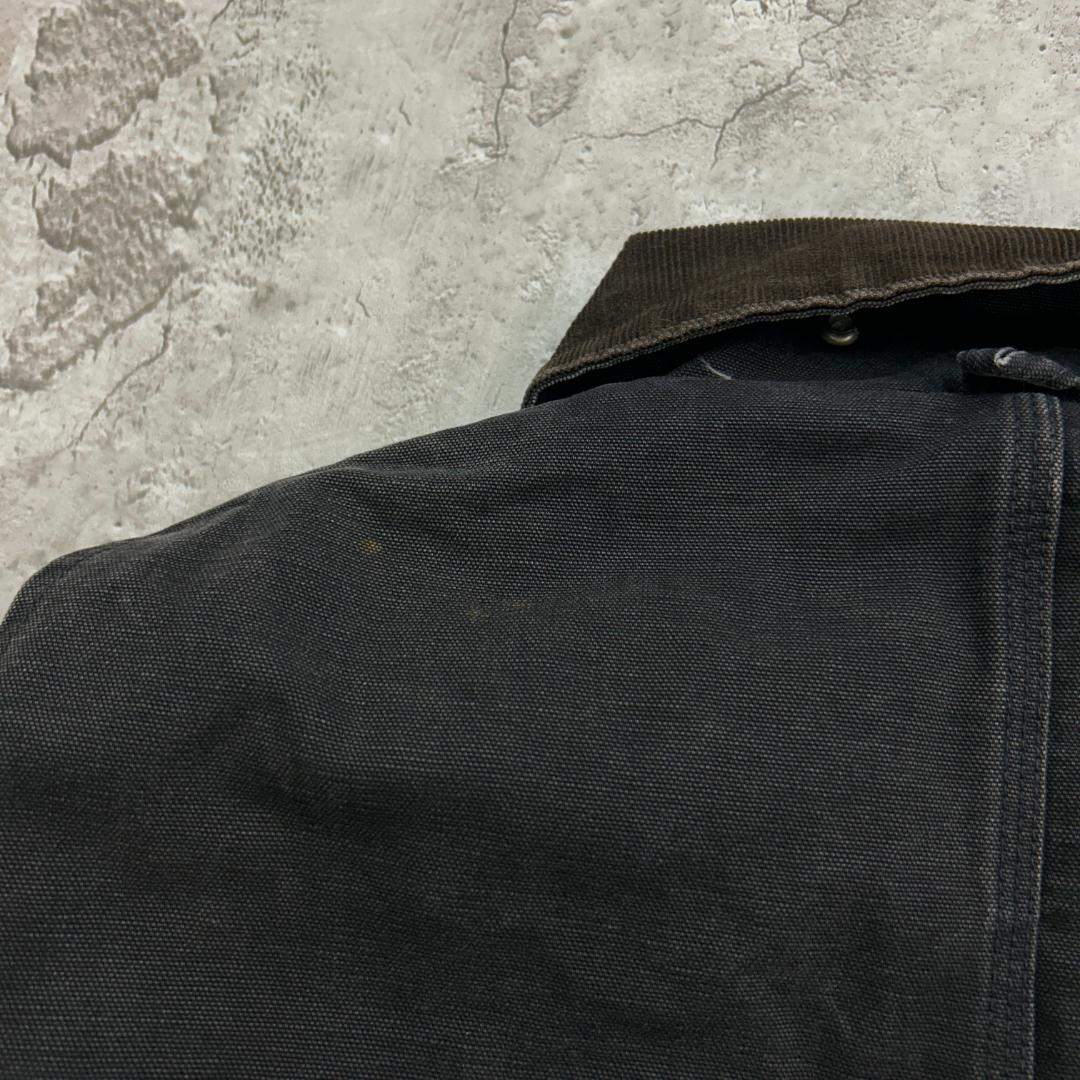 V*様 80s〜 USA製　カーハート　トラディショナルジャケット　古着　ブラッ