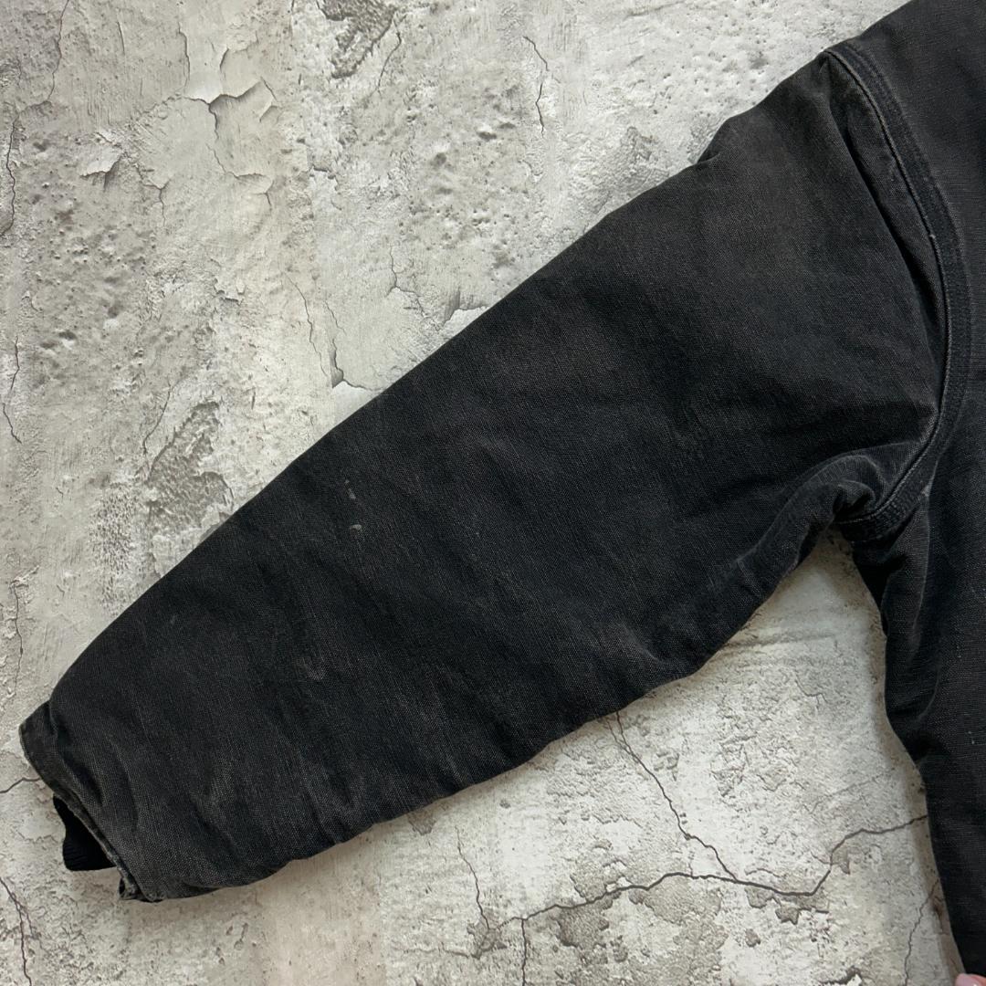 V*様 80s〜 USA製　カーハート　トラディショナルジャケット　古着　ブラッ