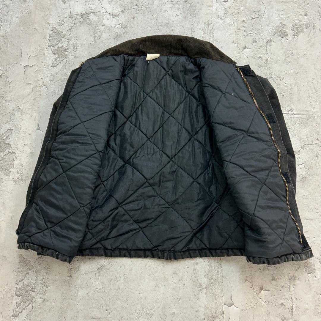 V*様 80s〜 USA製　カーハート　トラディショナルジャケット　古着　ブラッ