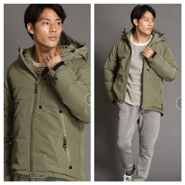 【美品】NANGA☆別注フード付きダウンジャケット