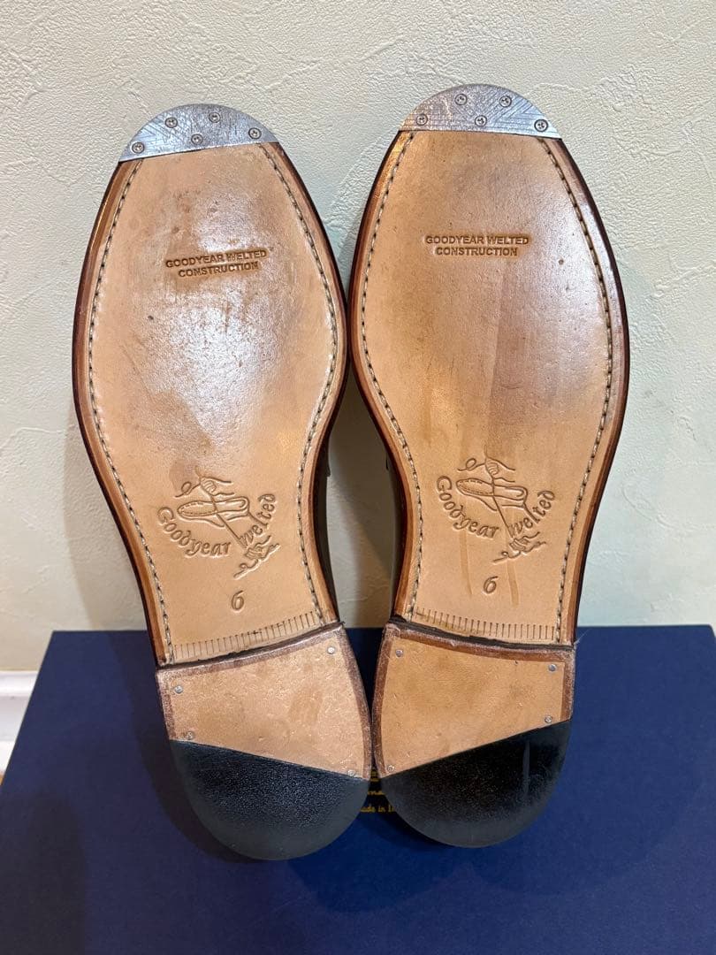 【JALAN SRIWIJAYA】スチール付き　ローファー ブラウン