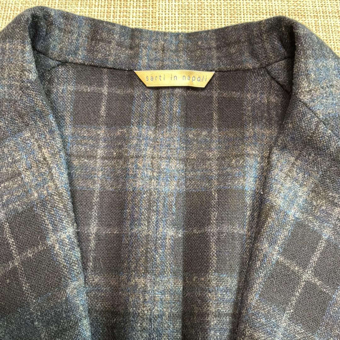 De Petrillo Anacapri ジャケット 紺 カシミヤ42