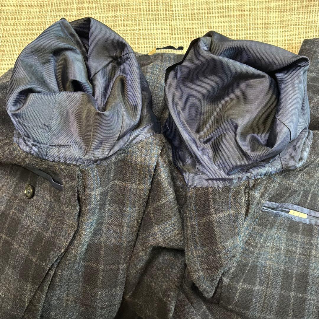 De Petrillo Anacapri ジャケット 紺 カシミヤ42