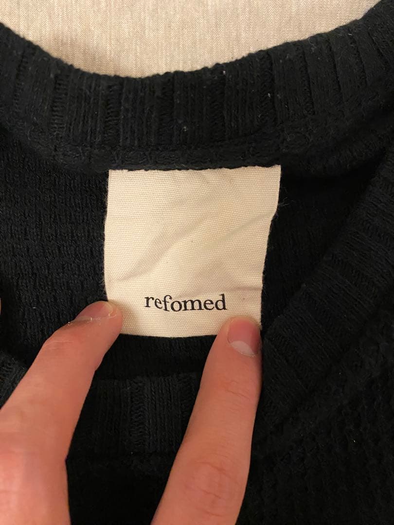 [refomed] AZEAMI THERMAL TEE ブラック