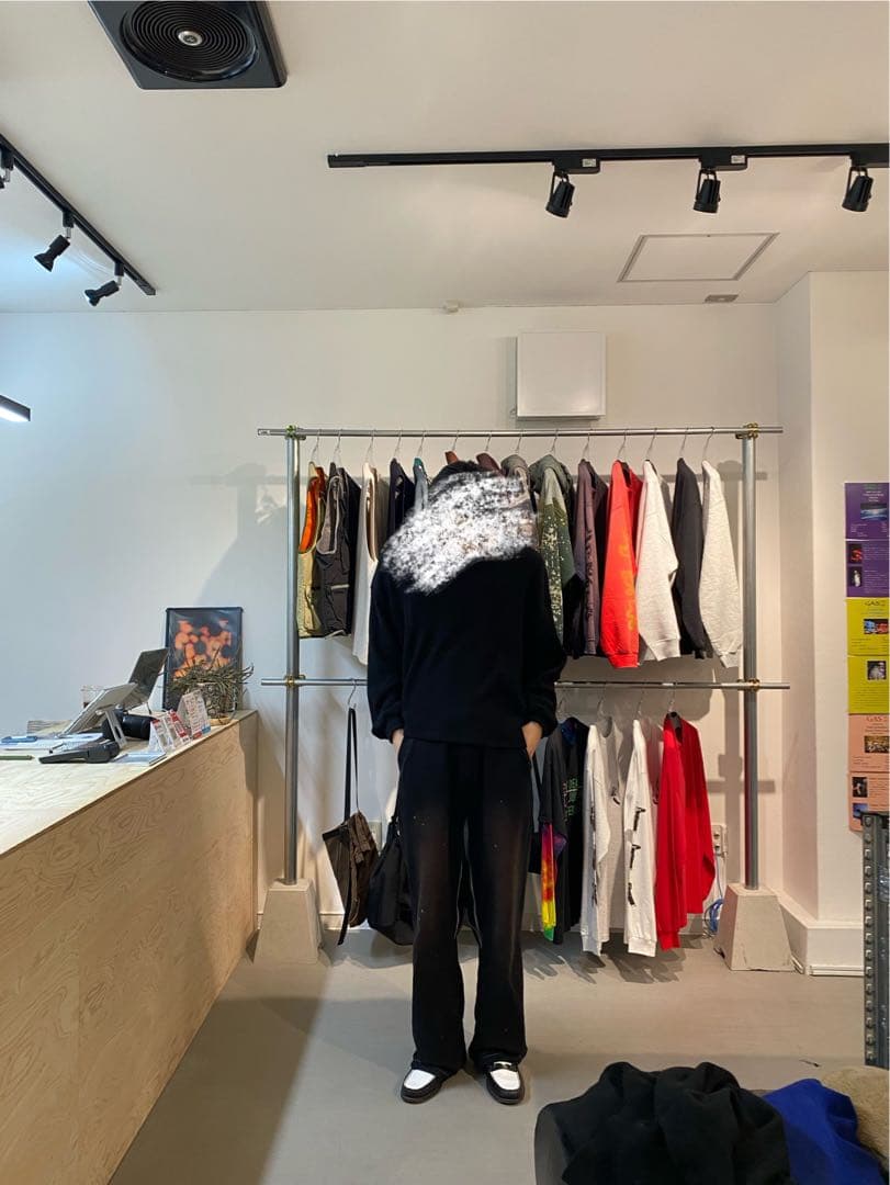 [refomed] AZEAMI THERMAL TEE ブラック