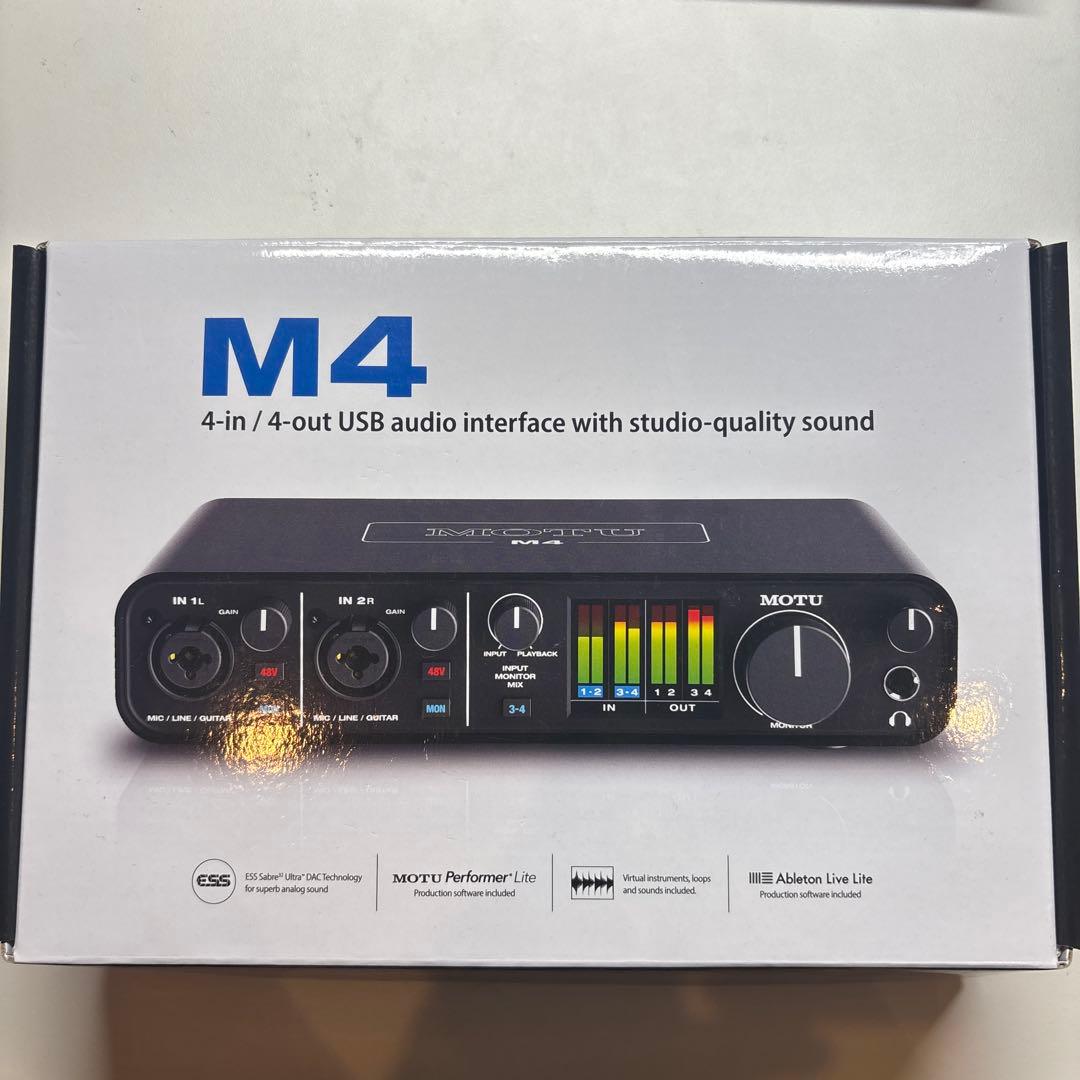 MOTU M4 【4-in/4-out USBオーディオインターフェイス】