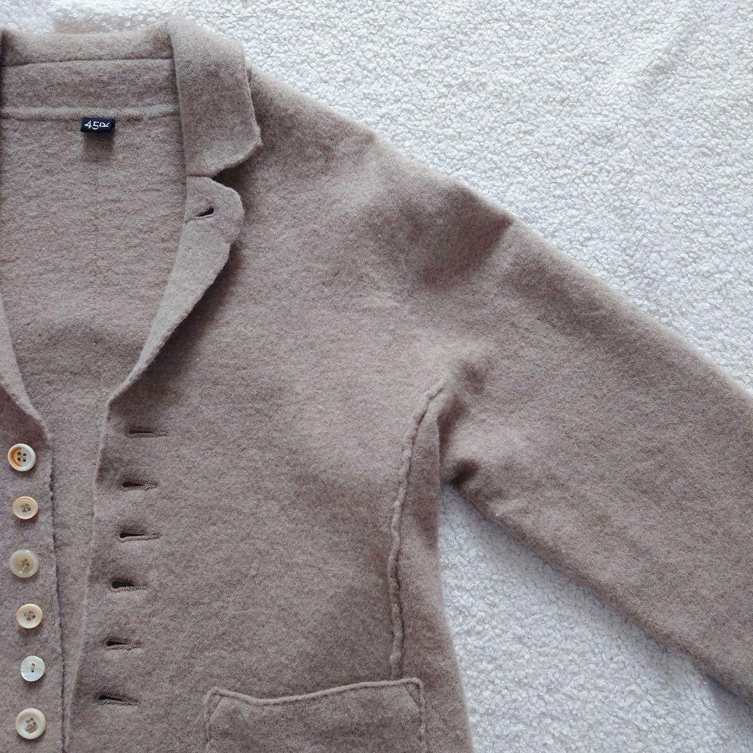 45R フロート縮絨のジャケット ウール 22AW