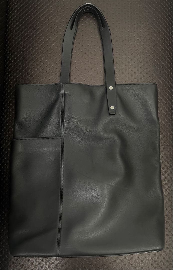 LOEWE ロエベ 黒 レザー トートバッグ 付属ポーチ付き