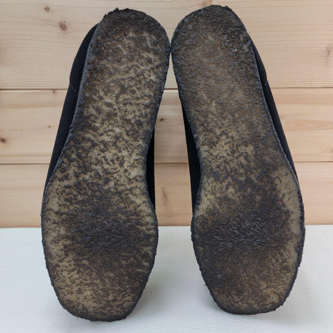 クラークス ワラビー ブラック スエード UK6 24.5cm