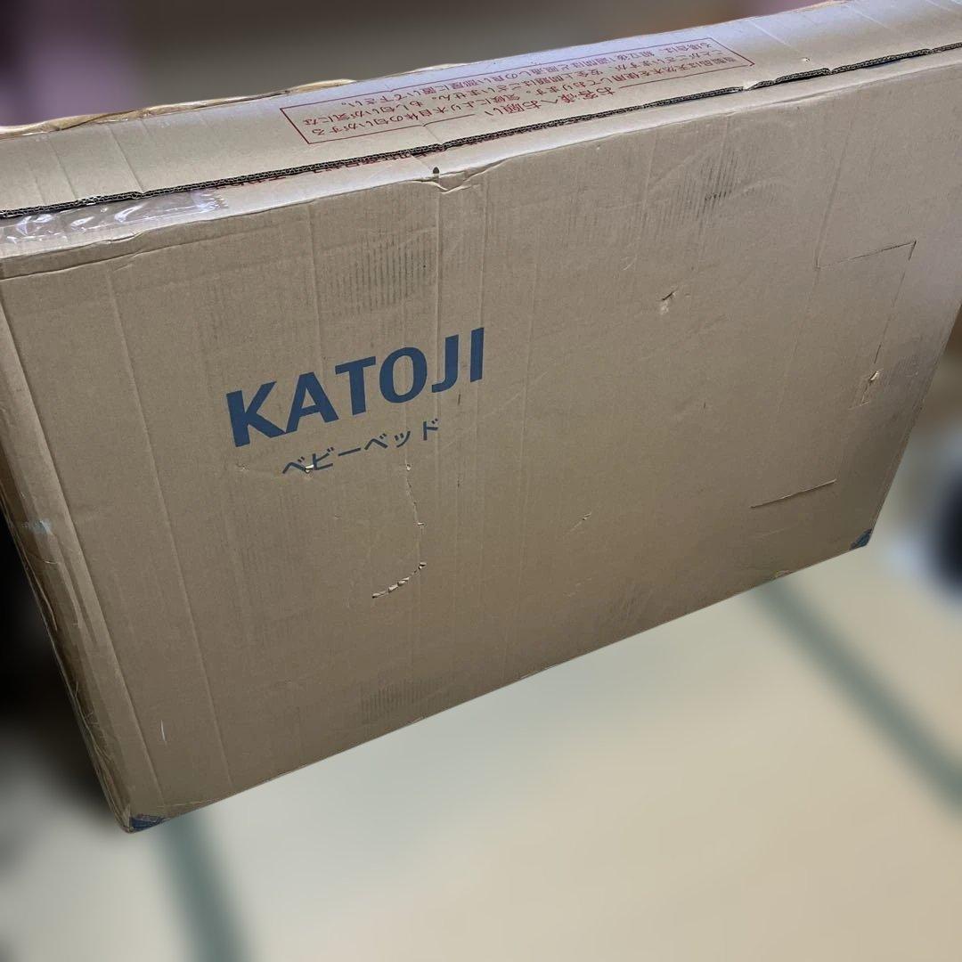 KATOJIベビーベッド　立ちベッド　シンプルコンフォートF