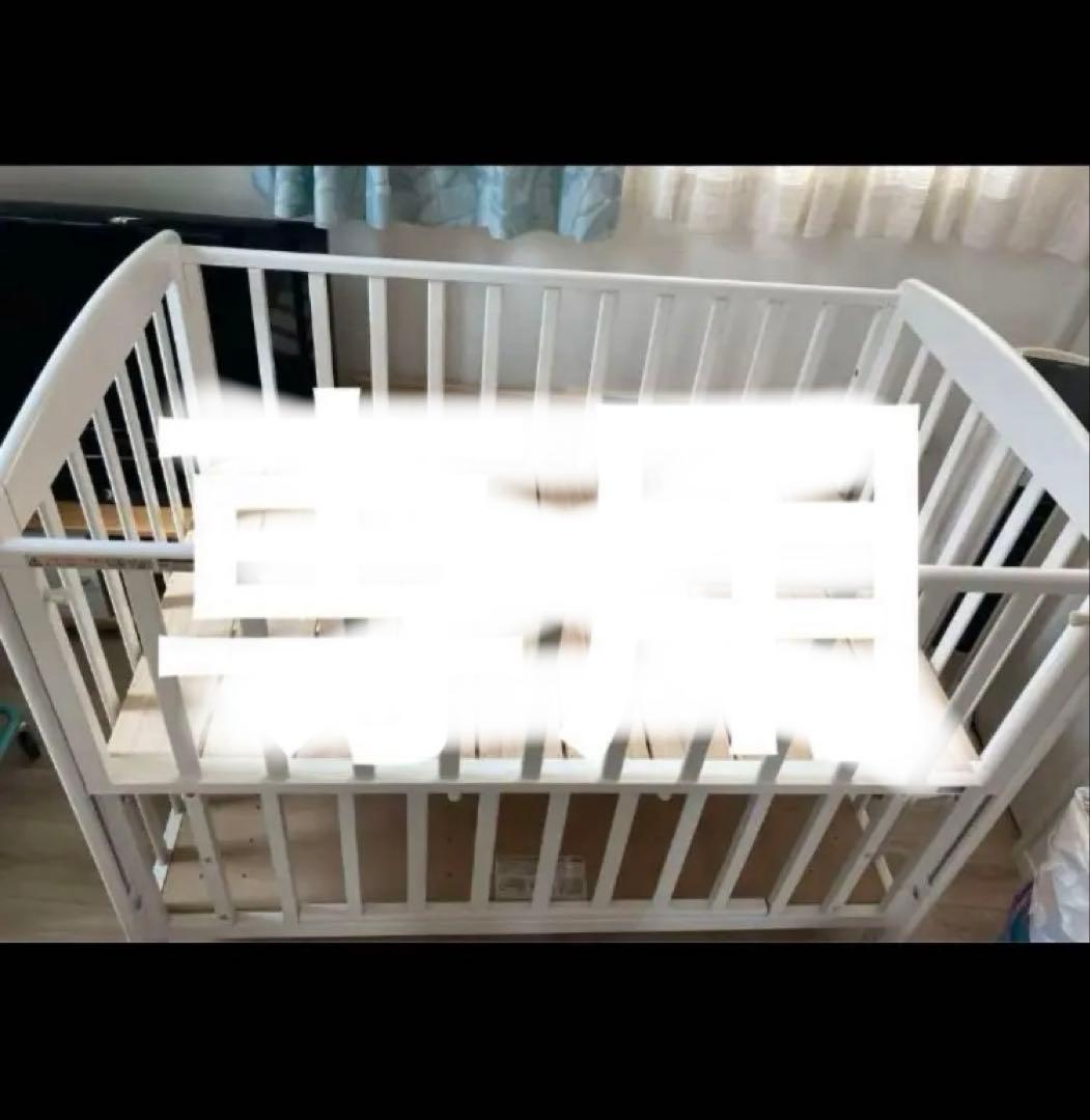 KATOJIベビーベッド　立ちベッド　シンプルコンフォートF