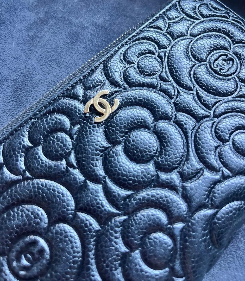 まりりん様　　　　　　　　　　　　　CHANEL カメリア ブラック長財布　美品