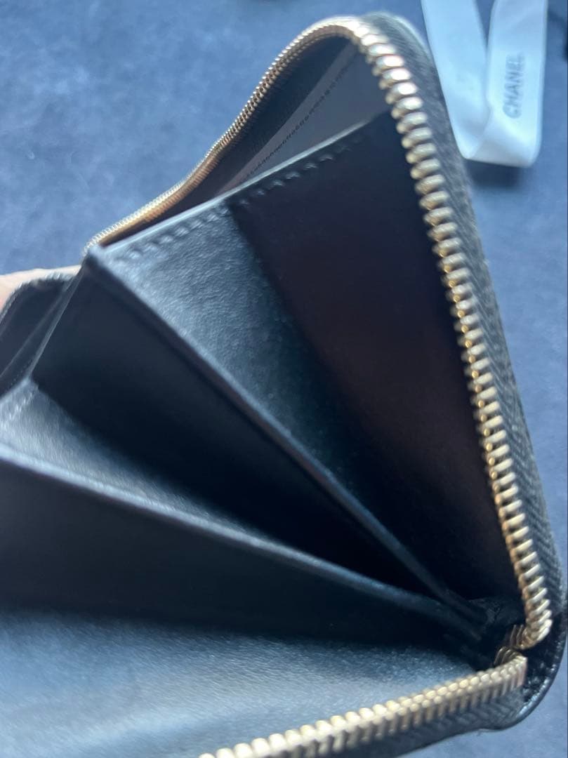 まりりん様　　　　　　　　　　　　　CHANEL カメリア ブラック長財布　美品