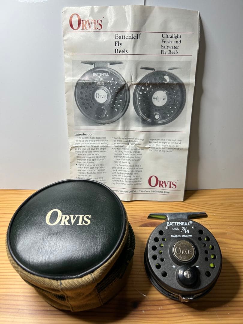 Orvis Battenkill DISC 3/4 フライリール