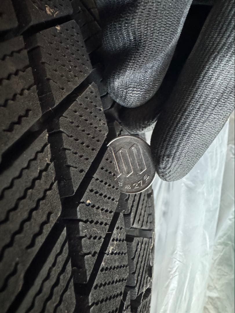 【送料込み】ブリヂストン VRX3 195/65R15 4本　アルミホイール