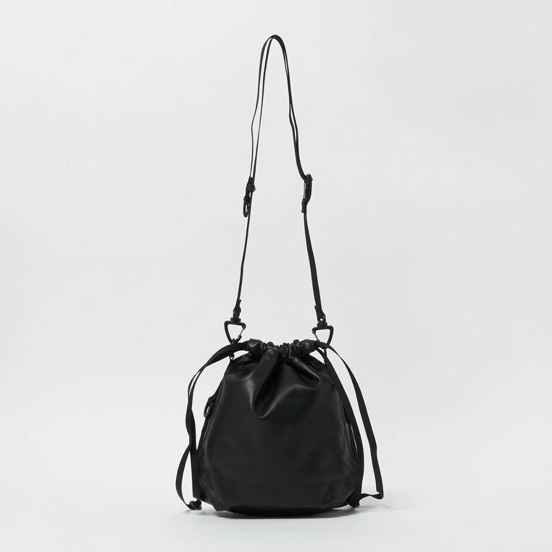 ＜BAICYCLON＞レザーライク ドロー ストリング 巾着 バッグ