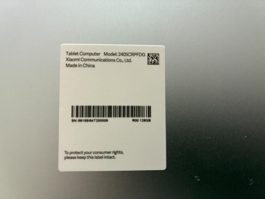 美品　Xiaomi Redmi Pad Pro 6GB+128GB