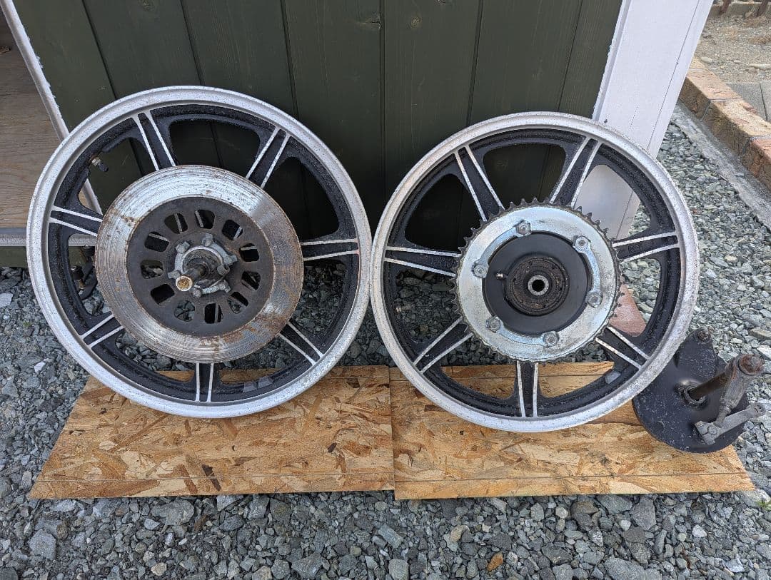 ヤマハ 純正 SR400 SR500 キャストホイール 大八キャスト 加工 流用