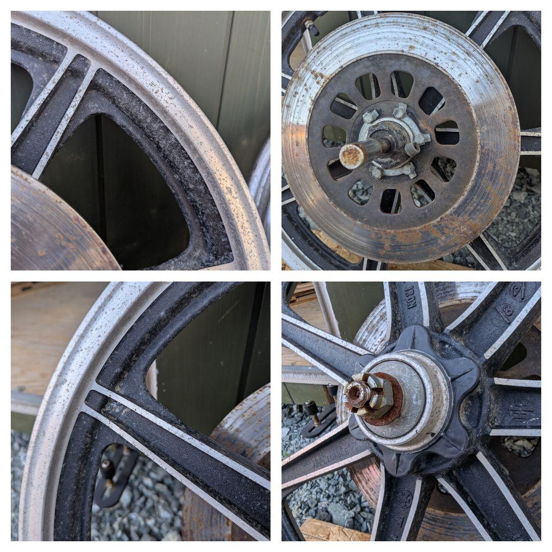 ヤマハ 純正 SR400 SR500 キャストホイール 大八キャスト 加工 流用