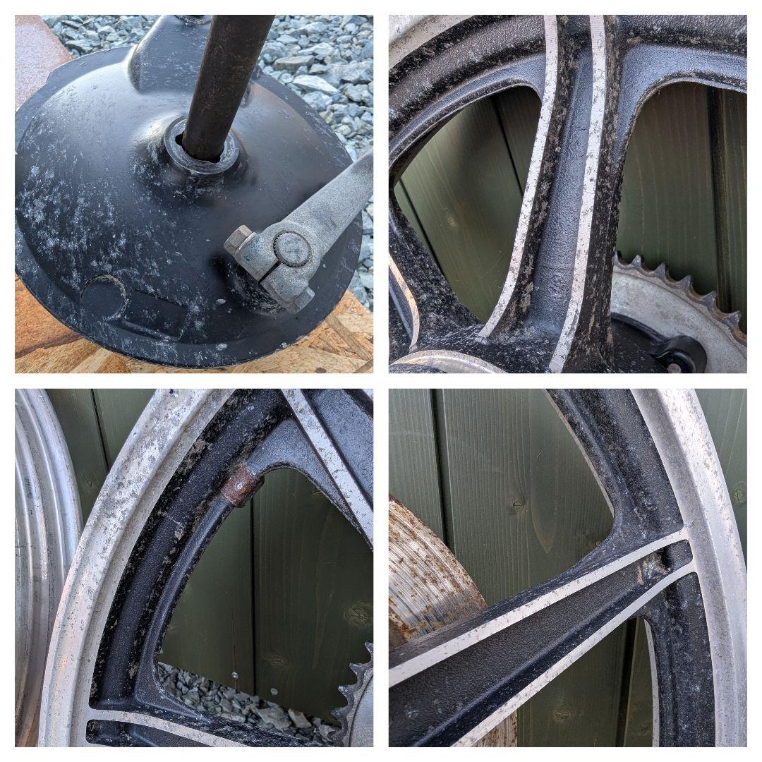 ヤマハ 純正 SR400 SR500 キャストホイール 大八キャスト 加工 流用