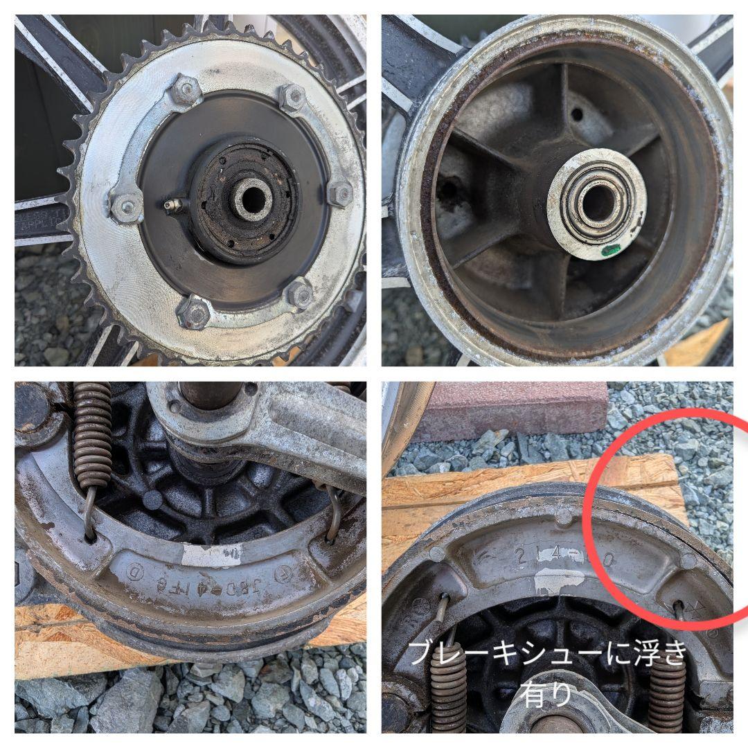 ヤマハ 純正 SR400 SR500 キャストホイール 大八キャスト 加工 流用