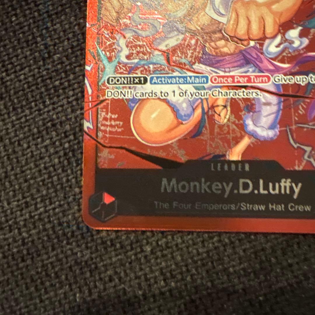 英語版ワンピースカード　ルフィ　ニカ　Monkey.D.Luffy