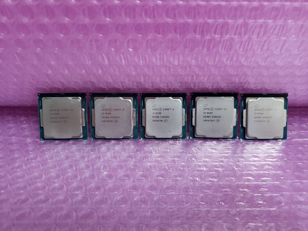 第8世代CPU Corei3-8100×5 Windows起動確認済＃150