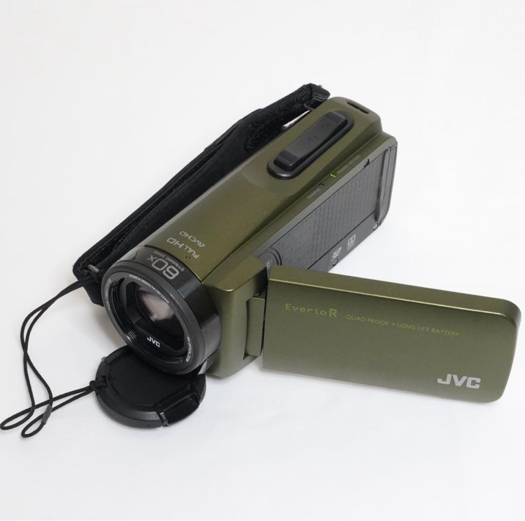 【良品】JVC Everio R／エブリオR GZ-R470-G 防水防塵