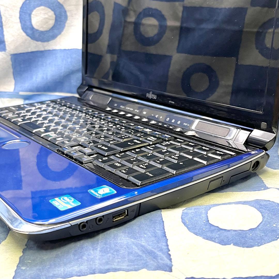 爆速SSD480G☆i7☆大人気ブルーノートPC♪ブルーレイ&カメラ！Win11