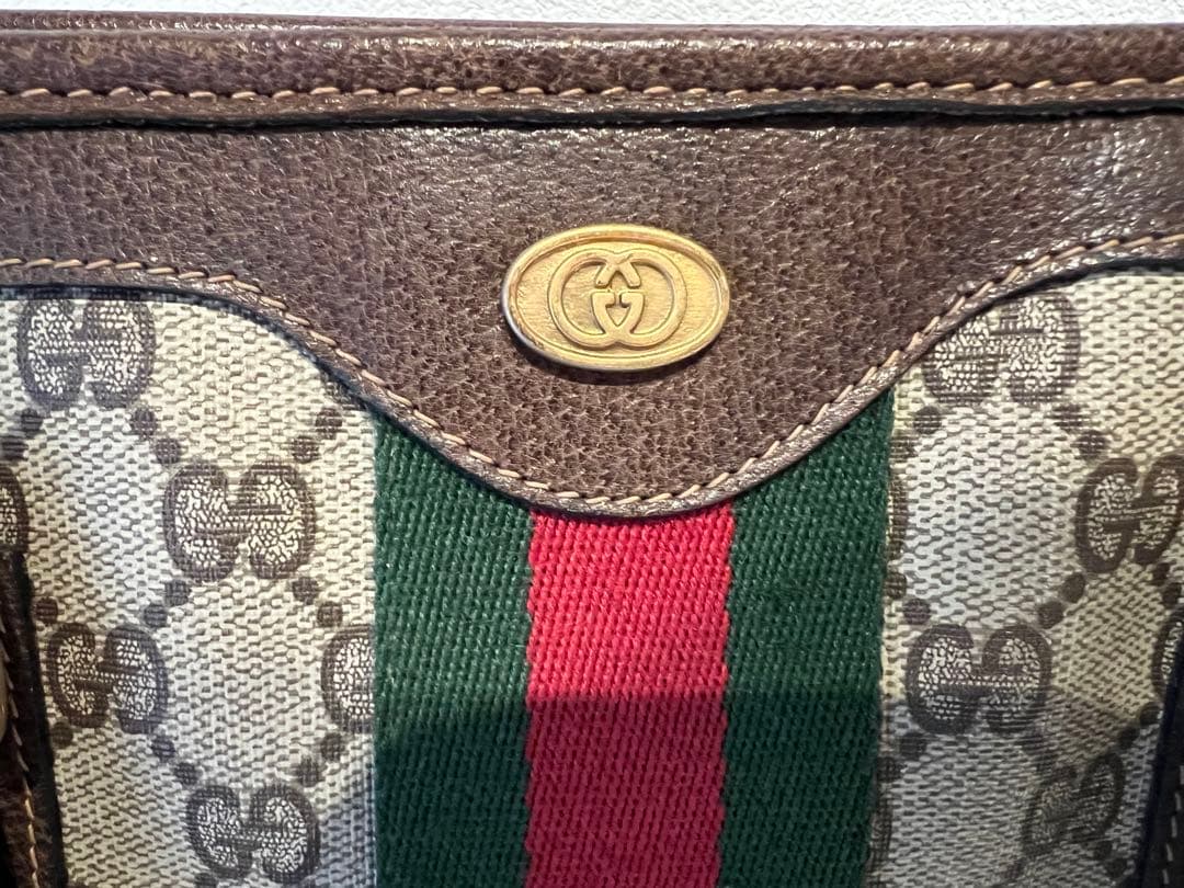 1*す様 GUCCIオールドグッチ ハンドバック ビジネスバッグ