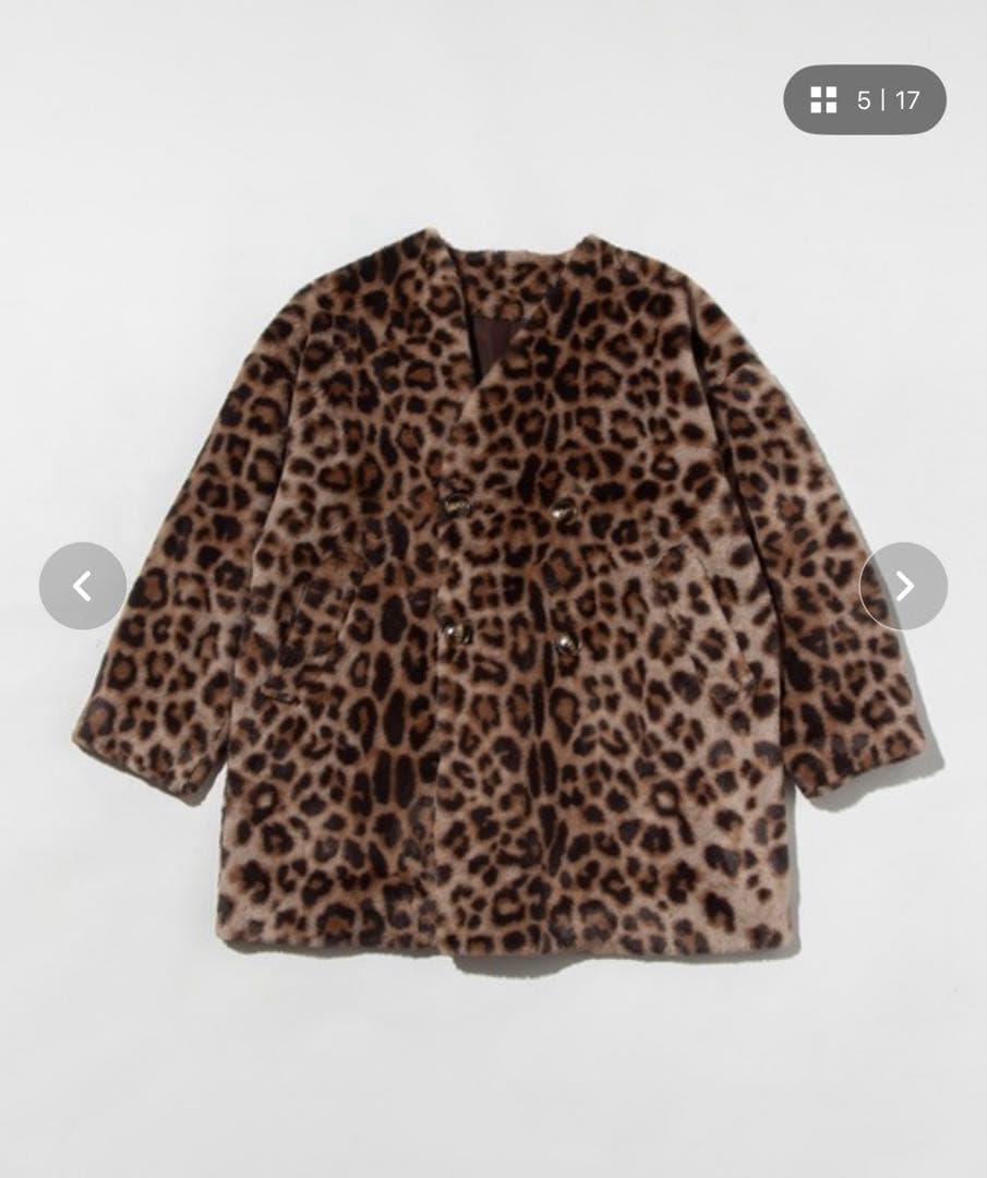 wcj レオパードコート