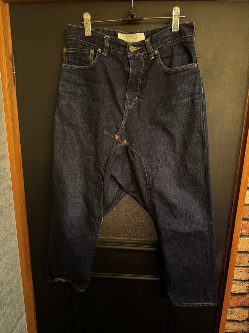 maaaa 　GANRYU サルエル　セルビッチ デニムパンツ　S