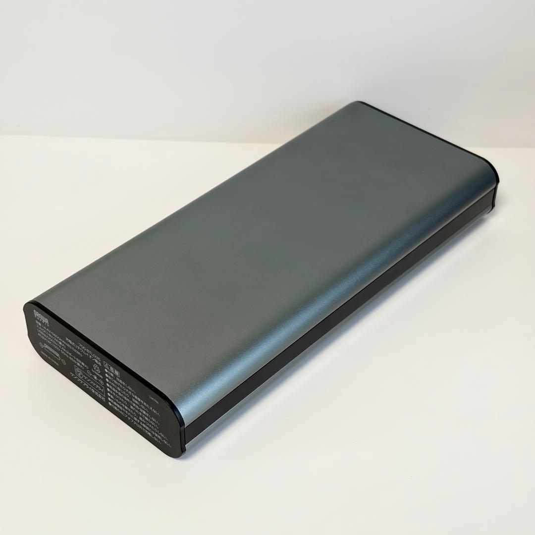 サンワダイレクト モバイルバッテリー 65W 22800mAh　SANWA