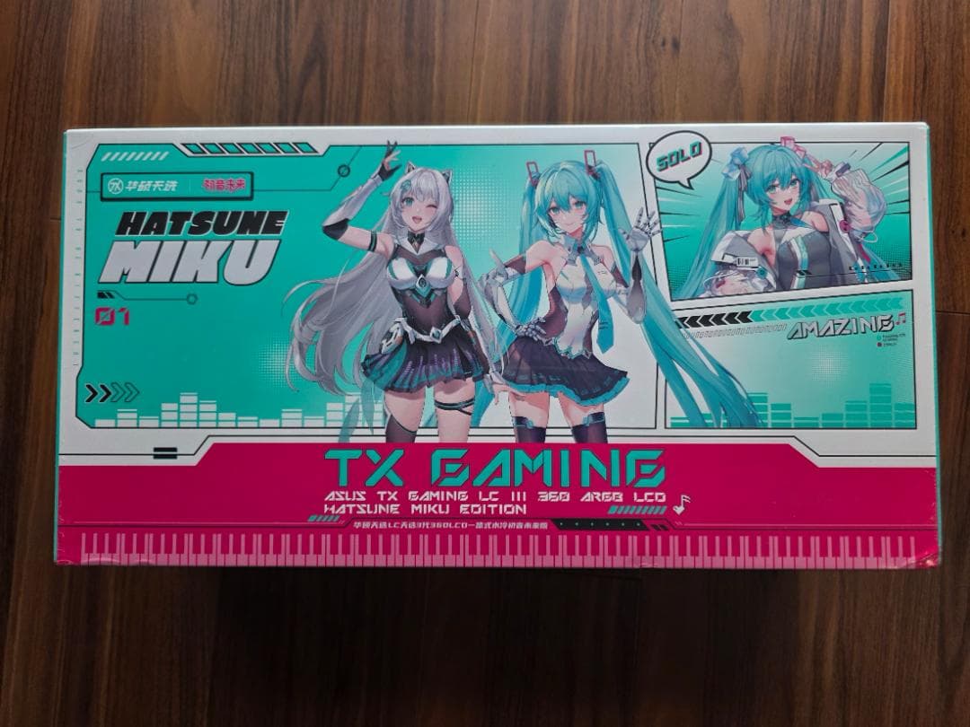 【新品未開封】ASUS 初音ミク 限定コラボ 液晶搭載360簡易水冷