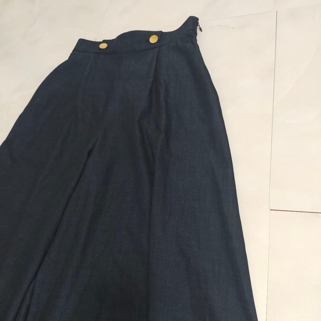 完売カラー✨ピンキーアンドダイアン　メタル釦パンツ　ネイビー　24SS