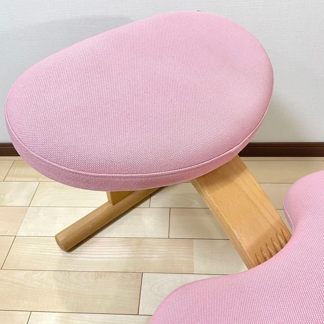 バランスラボ バランスチェア バランスイージー ピンク 中古品 サカモトハウス