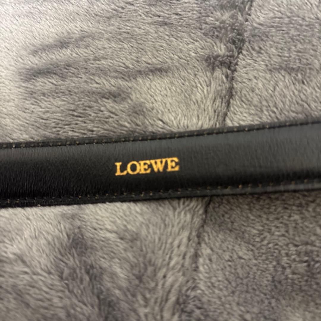 ロエベ LOEWE ベルト アナグラム 全長93cm 幅2cm 85 レザー