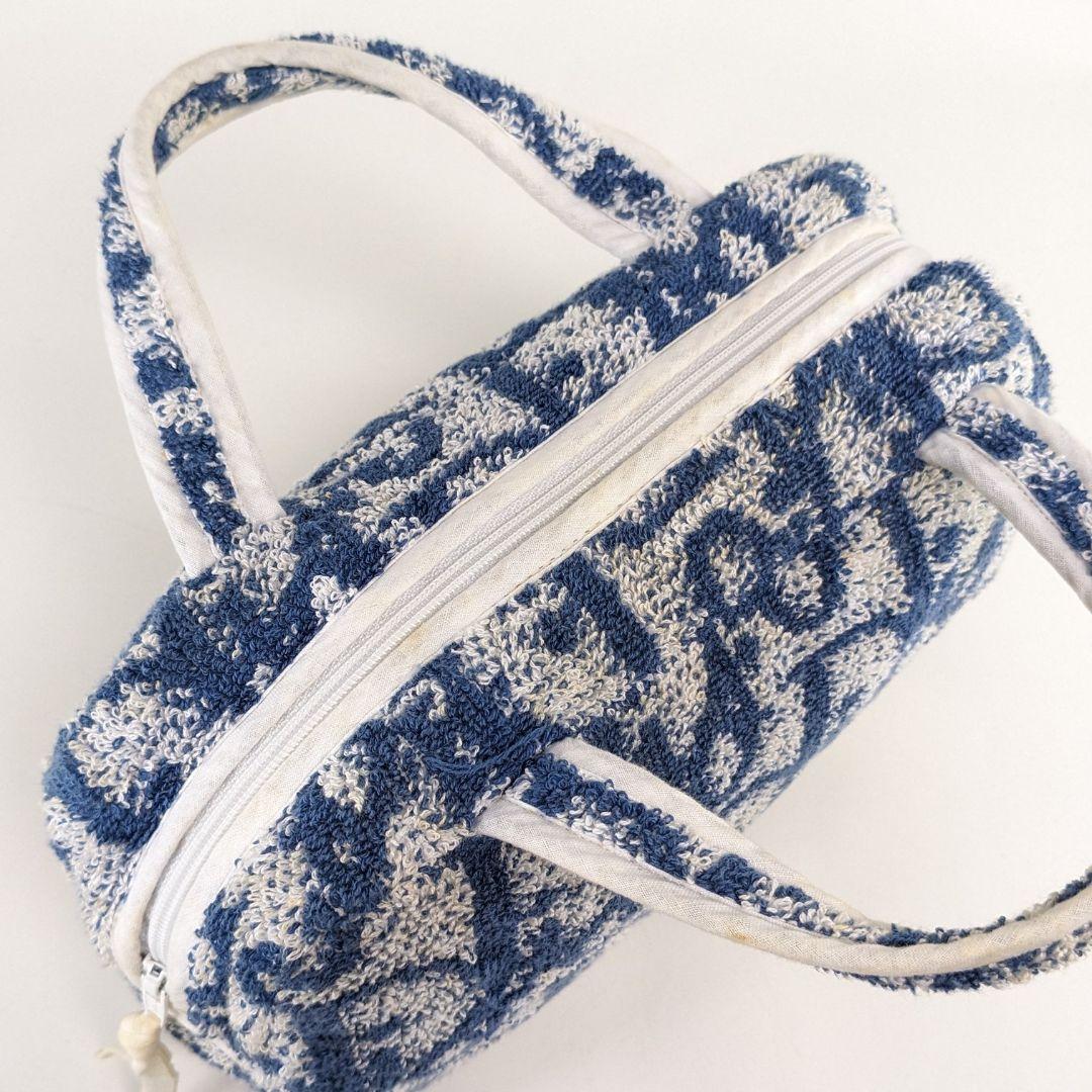 Dior クリスチャンディオール トロッター ハンドバッグ ミニバッグ パイル地