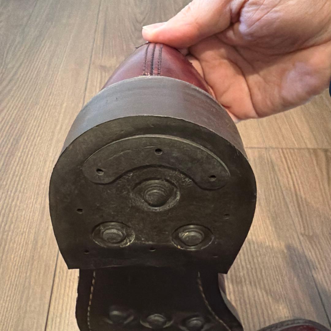 Tricker's ウィングチップシューズ　M7292 バーガンディ