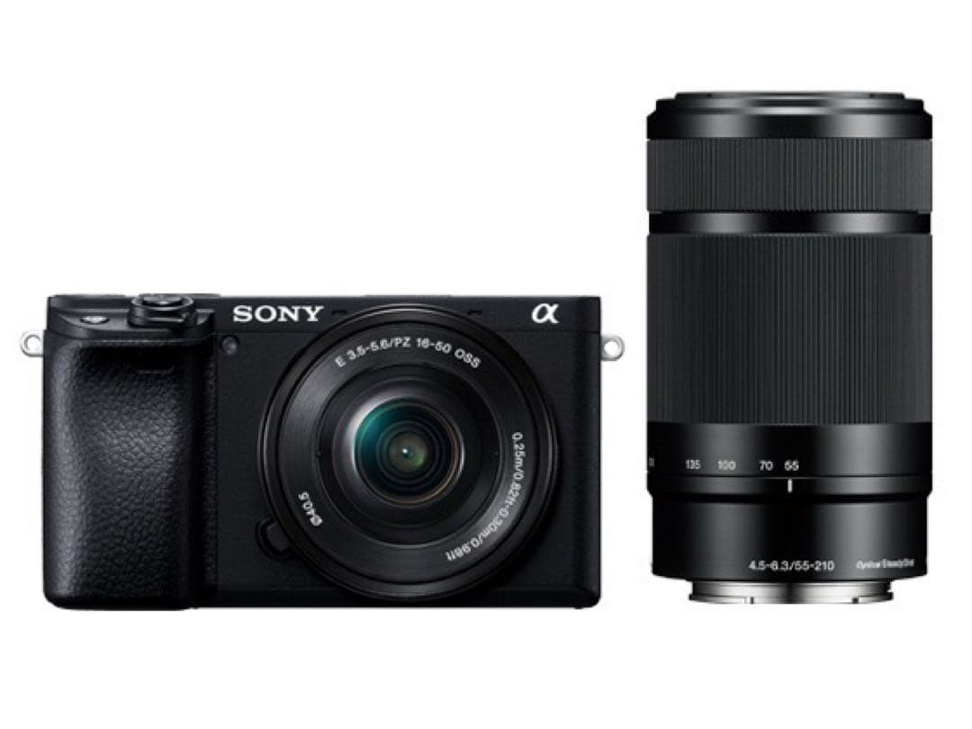 【週末割引】SONY α6400 一眼 ダブルレンズキット ブラック