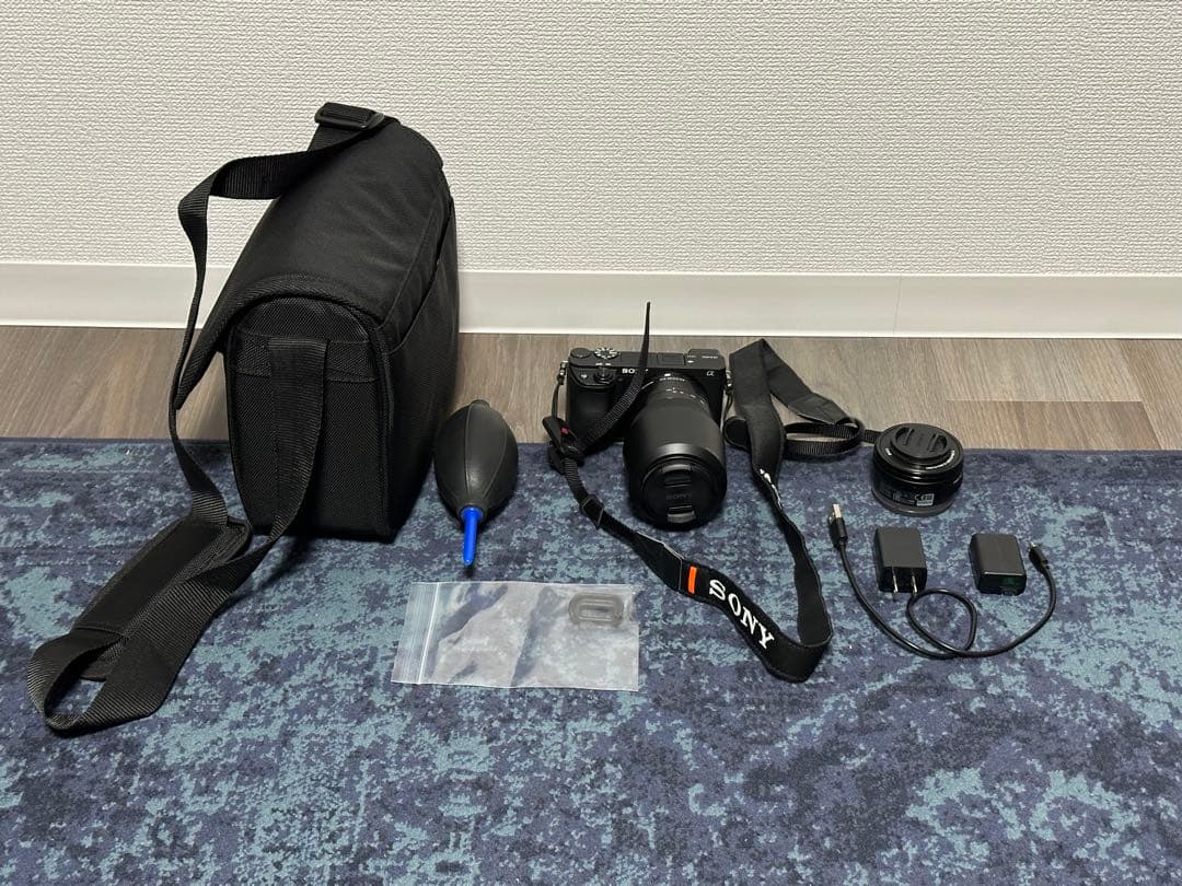 【週末割引】SONY α6400 一眼 ダブルレンズキット ブラック